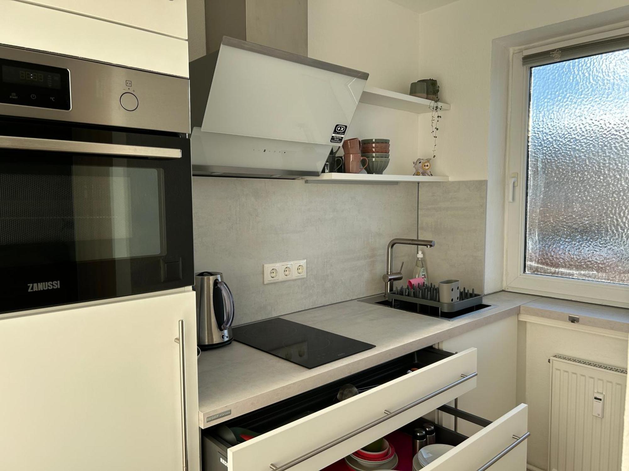 Schoene 1-Zimmer Wohnung Am Bahnhof 2 Parkplaetze ซอนโทเฟิน ภายนอก รูปภาพ